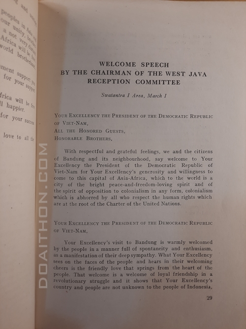 President Hochiminh's visit to Indonesia 9