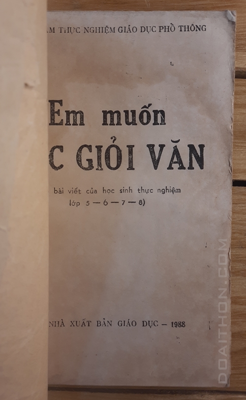 Em muốn học giỏi văn 2
