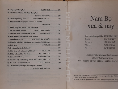 Nam Bộ xưa và nay 8