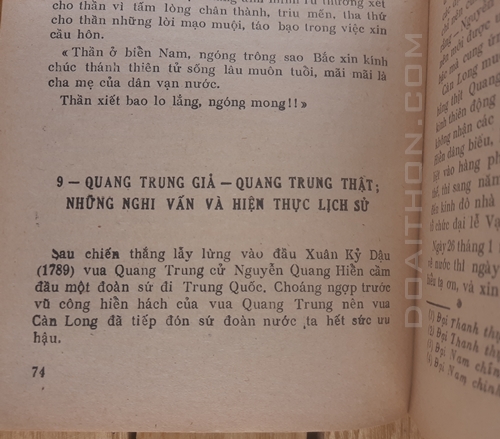 Những khám phá về Hoàng đế Quang Trung 3