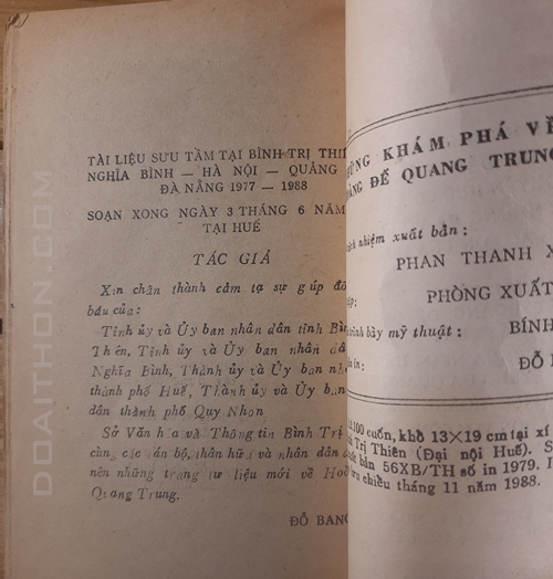 Những khám phá về Hoàng đế Quang Trung 4