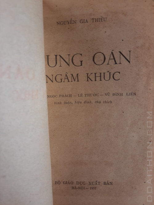 Cung oán ngâm khúc,  Nguyễn Gia Thiều 2