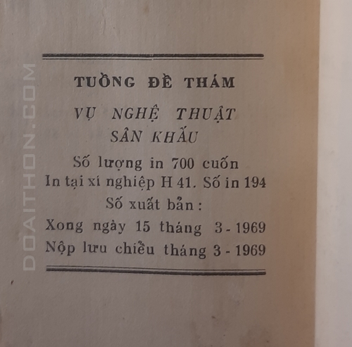 Tuồng Đề Thám 4