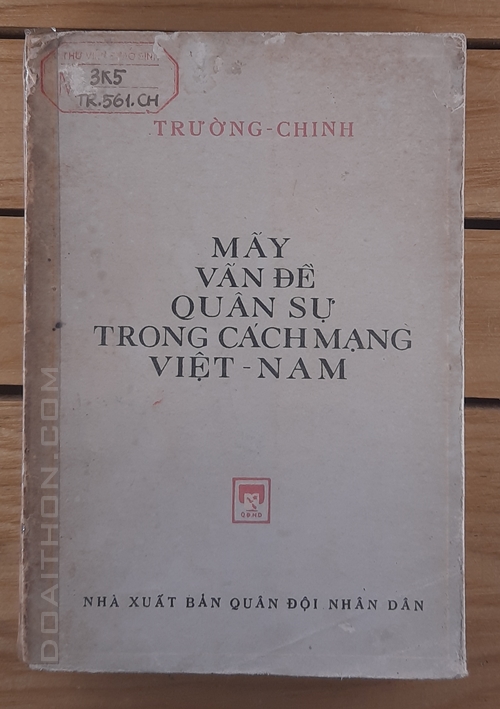 Mấy vấn đề quân sự trong cách mạng Việt Nam, Trường Chinh 1