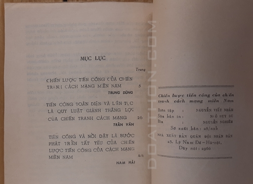 Chiến lược tiến công của chiến tranh cách mạng Miền Nam 6