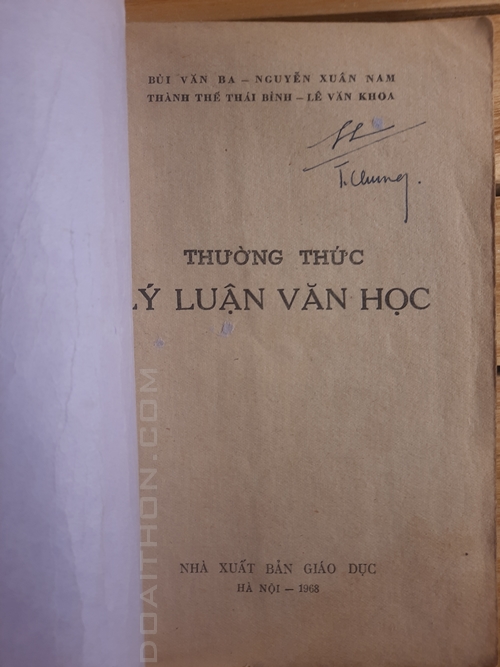 Thường thức lý luận văn học 2