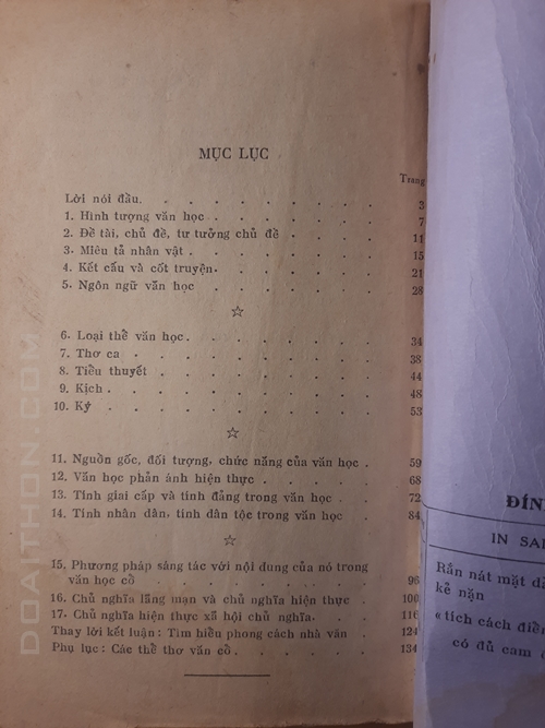 Thường thức lý luận văn học 8