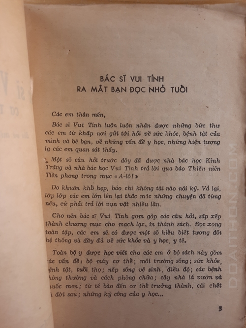 Bác sĩ vui tính trả lời cơ thể chúng ta 2
