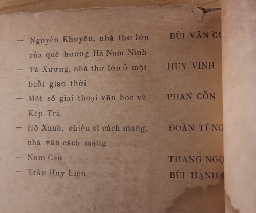 Danh nhân Văn học Hà Nam Ninh 7